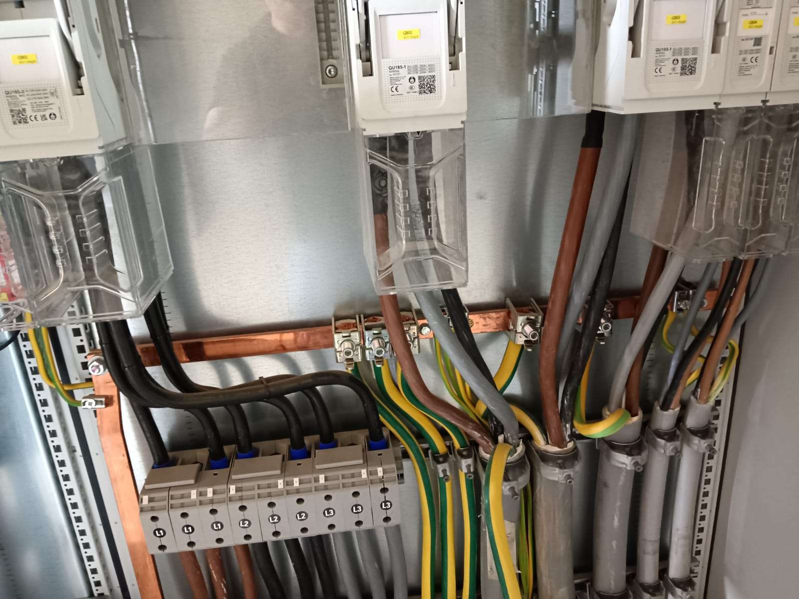 Termination work  control  panel